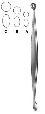 Bone Curette, double-ended